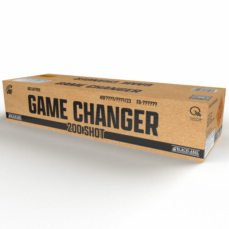 game changer compound by black label fireworks, available at Paul's Fireworks