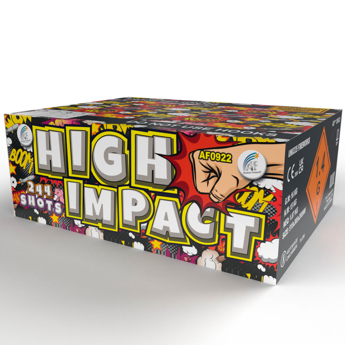 high impact by absolute fireworks, available at Paul's fireworks