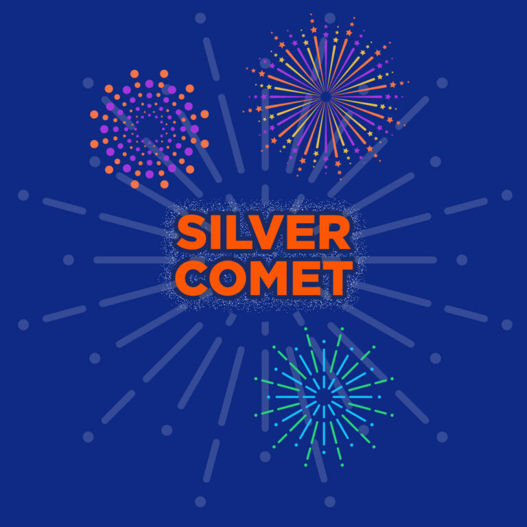 silver comet roman candle firework | paul's fireworks